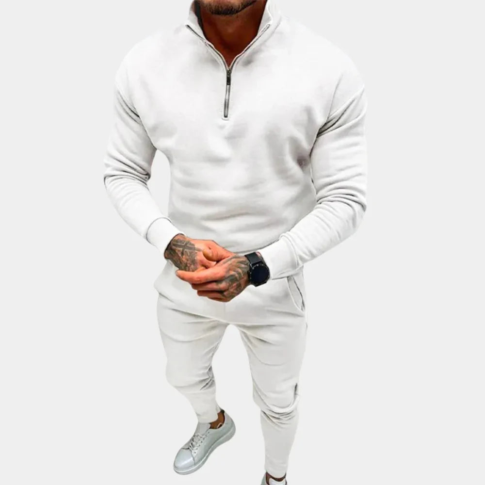 Men's Half-Zip Jumper and Joggers Set