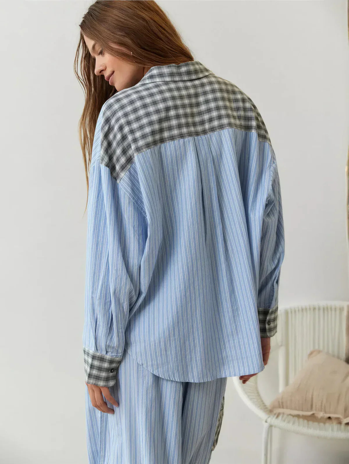 Women’s Checked Cotton Pyjama Set