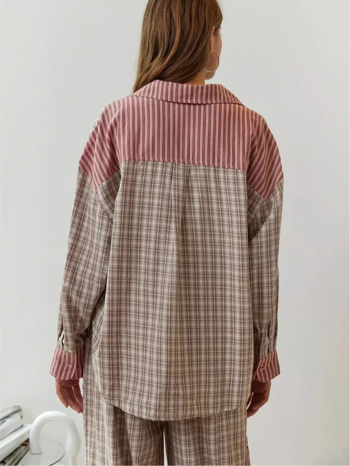 Women’s Checked Cotton Pyjama Set