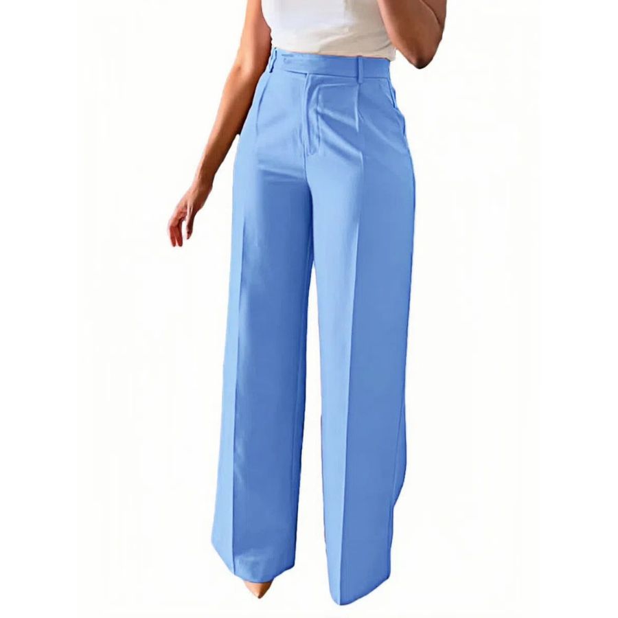 Women’s High-Waist Structured Wide-Leg Trousers