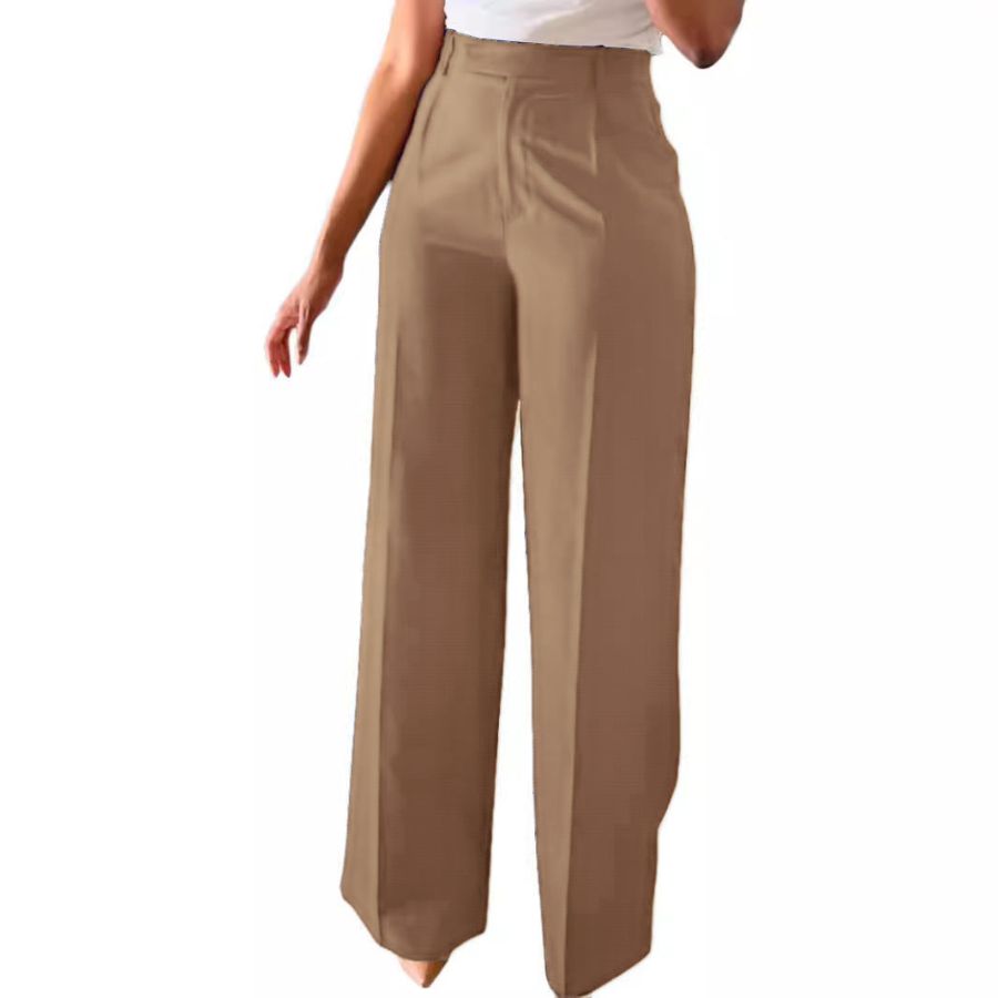 Women’s High-Waist Structured Wide-Leg Trousers