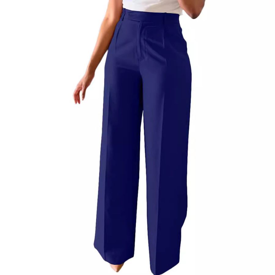 Women’s High-Waist Structured Wide-Leg Trousers