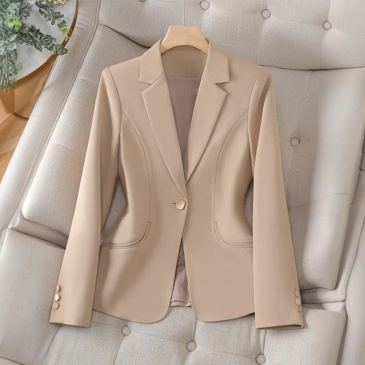 Women’s Slim Fit Blazer with Lapel Collar