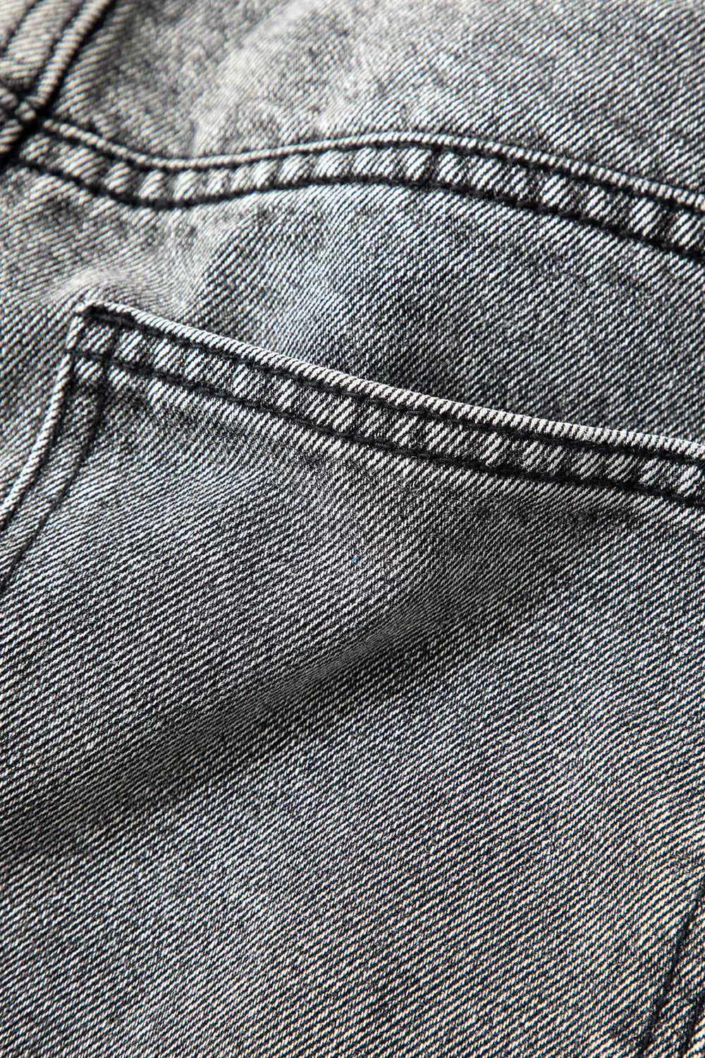 Women’s Straight-Leg Jeans with Asymmetric Waistband