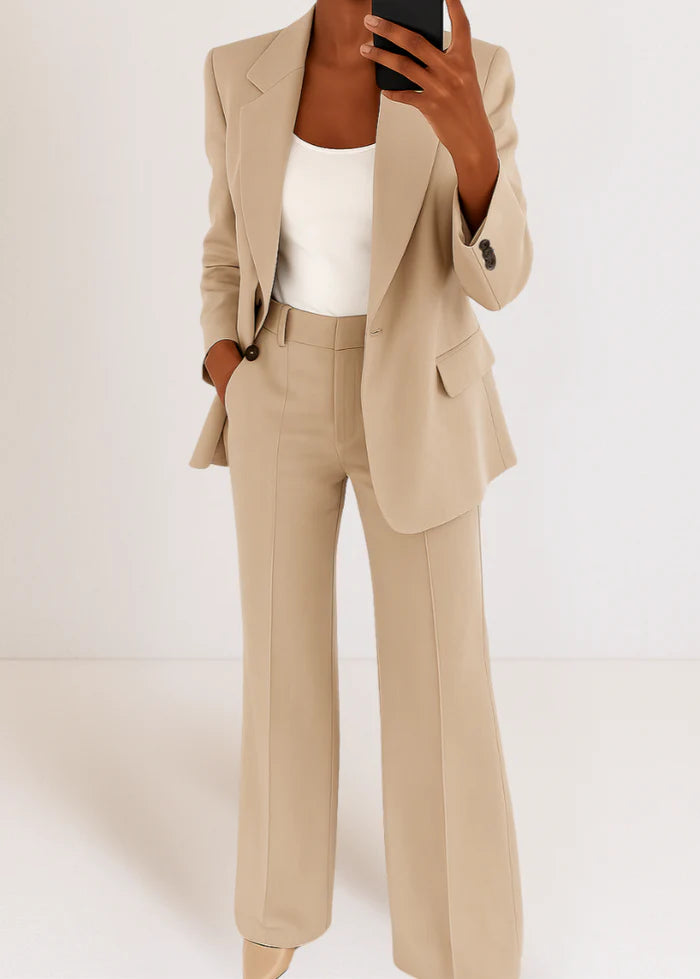Womenâs Two-Piece Blazer and Trouser Set