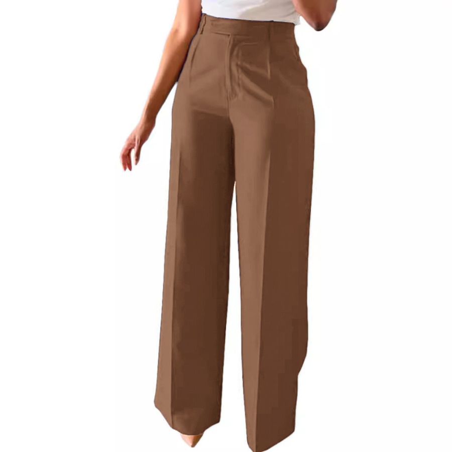 Women’s High-Waist Structured Wide-Leg Trousers