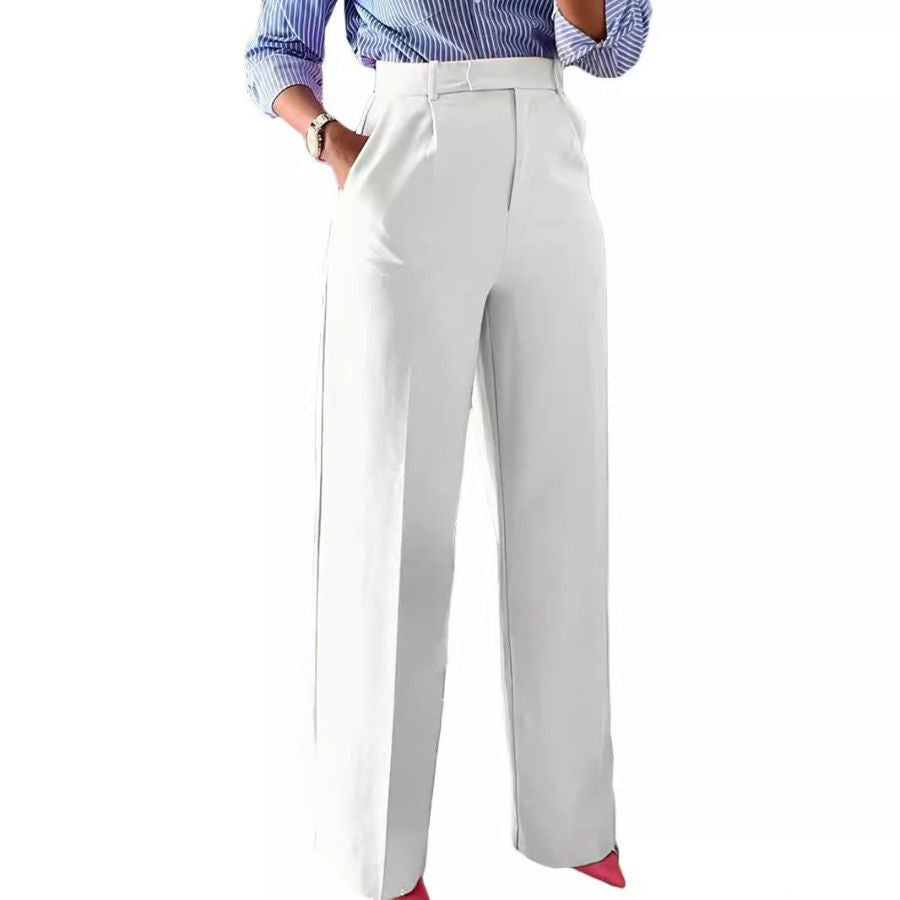 Women’s High-Waist Structured Wide-Leg Trousers