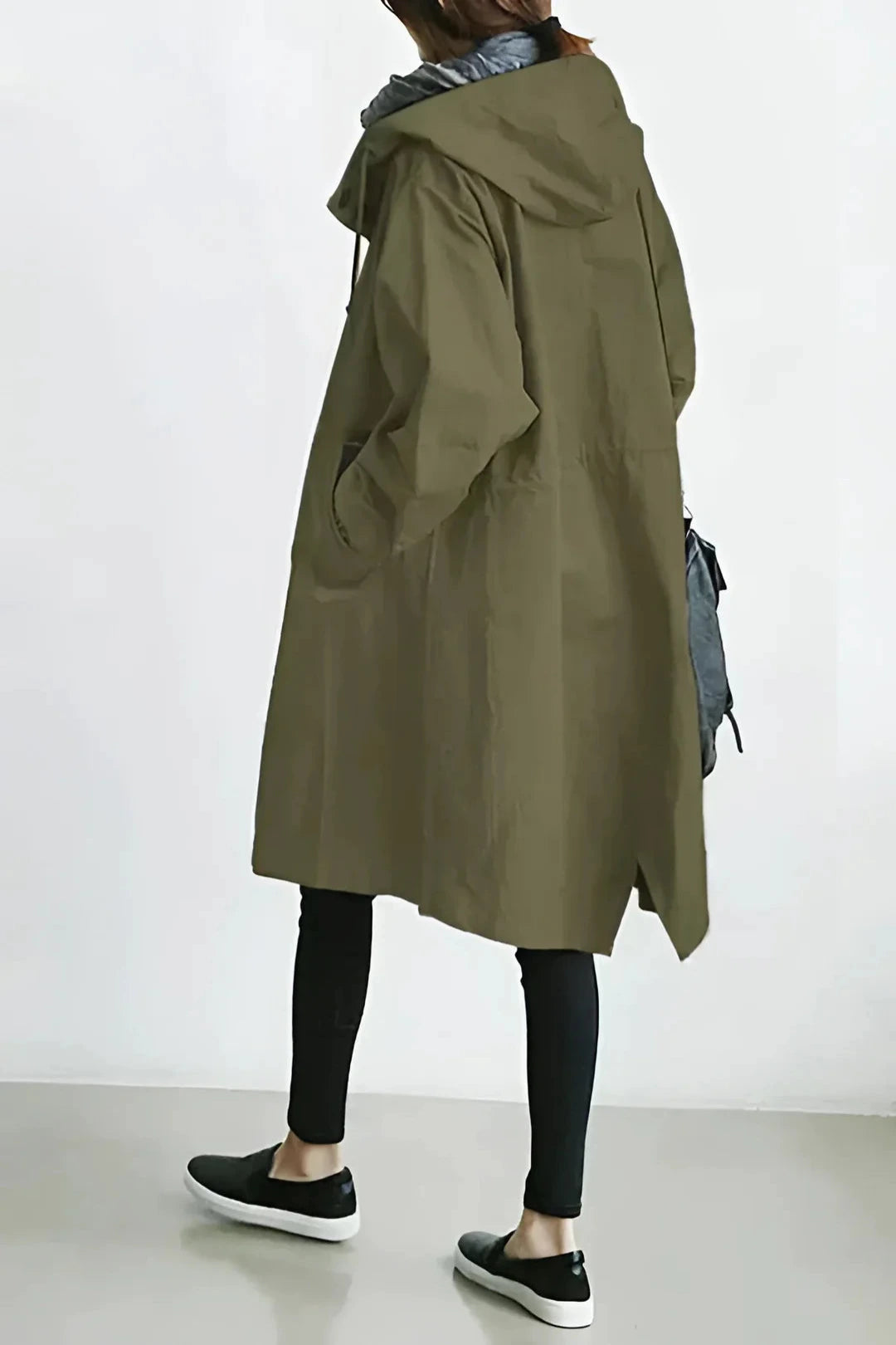 Women’s Hooded Coat with Adjustable Fit