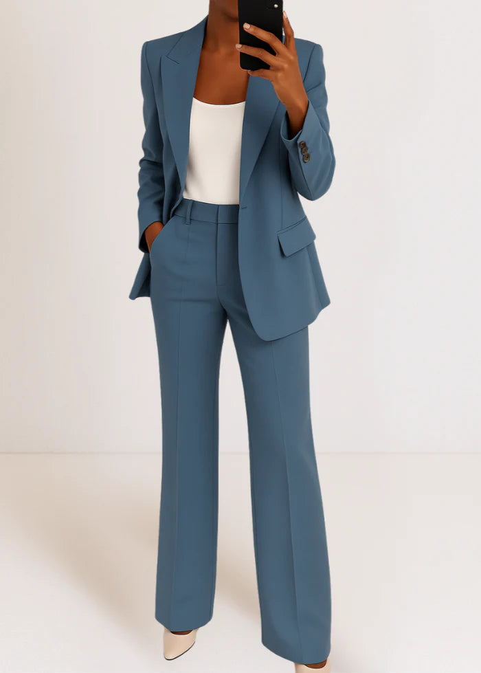 Women’s Two-Piece Blazer and Trouser Set