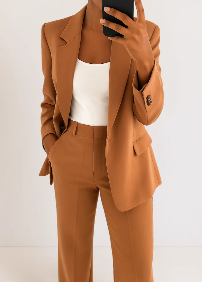 Women’s Two-Piece Blazer and Trouser Set