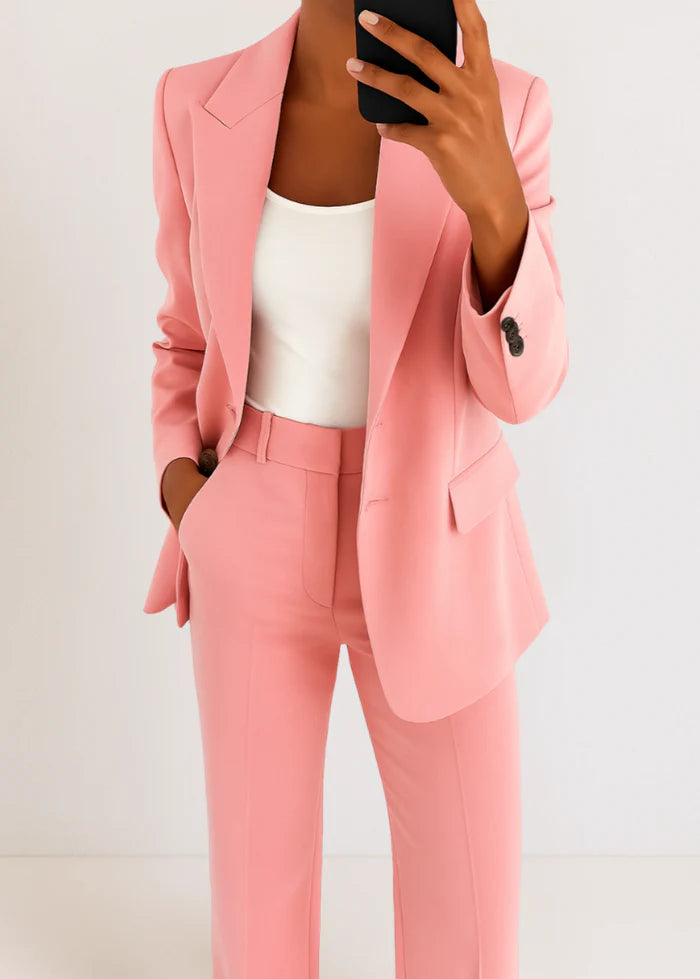 Women’s Two-Piece Blazer and Trouser Set