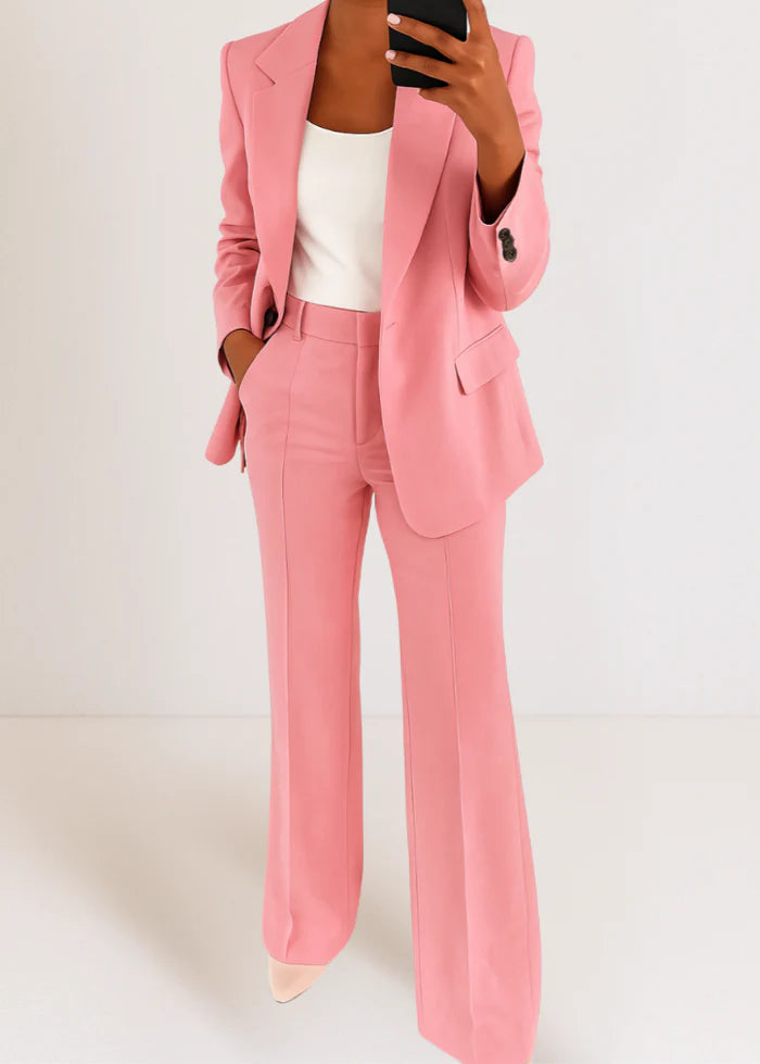 Women’s Two-Piece Blazer and Trouser Set