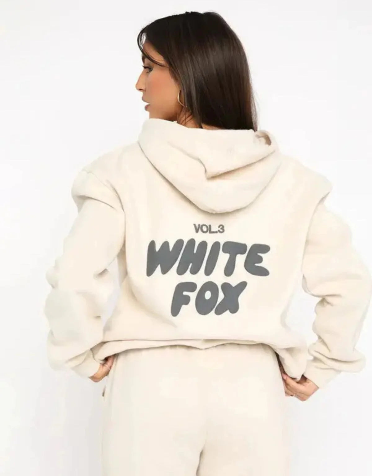 Women's Two Piece Hoodie and Joggers Set with Relaxed Fit